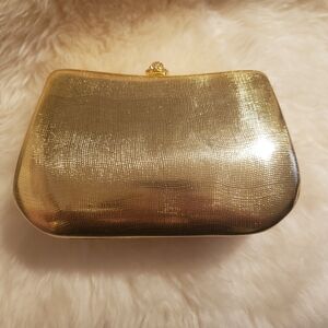 Elegant Gold Clutch Bag